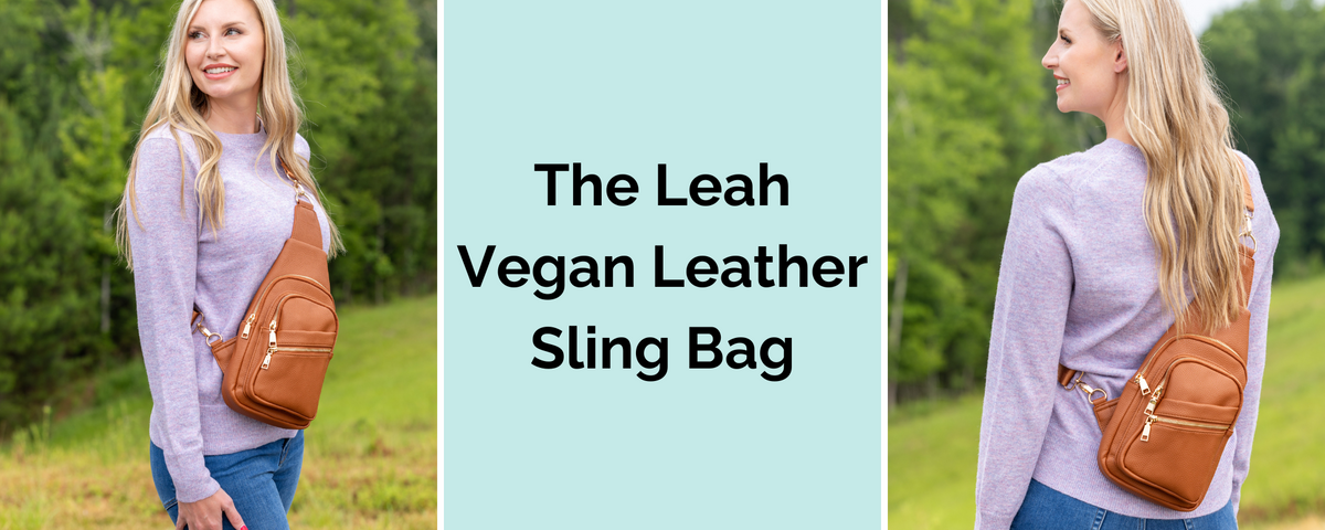 Leah Vegan Leather Sling Bag