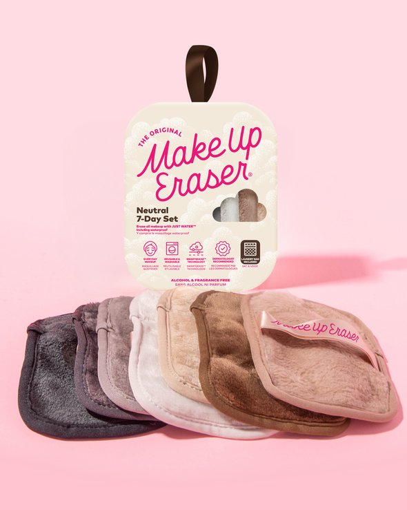 7-Day Set -  Make Up Eraser - Warm Neutral