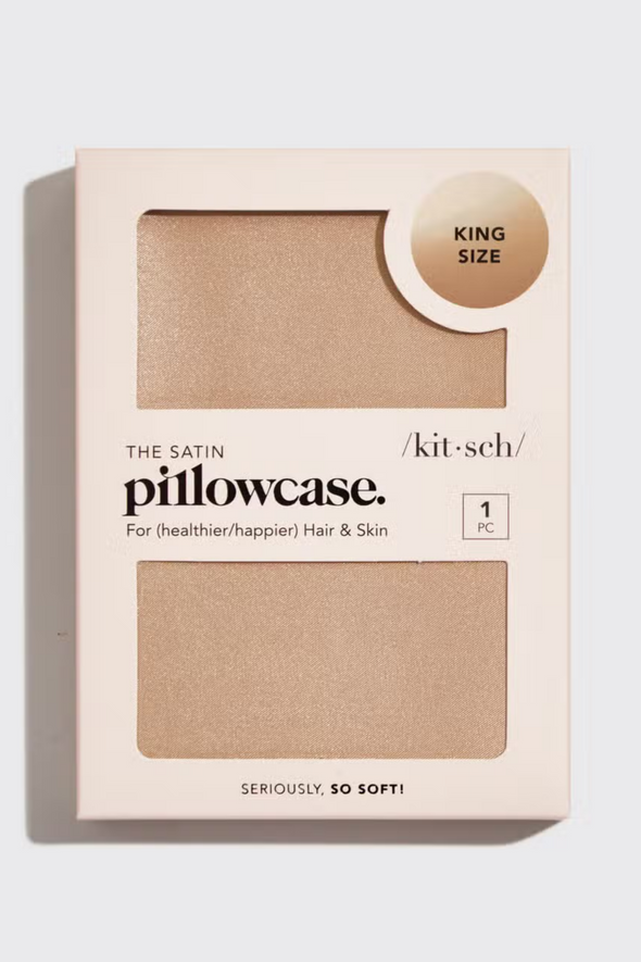 King Satin Pillowcase - Champagne