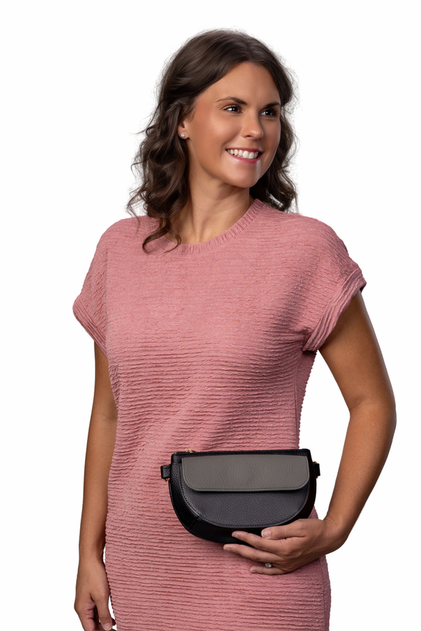 Ivy 4-in-1 Bag - Black / Dk. Gray / Lt. Gray