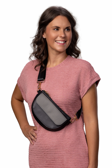 Ivy 4-in-1 Bag - Black / Dk. Gray / Lt. Gray