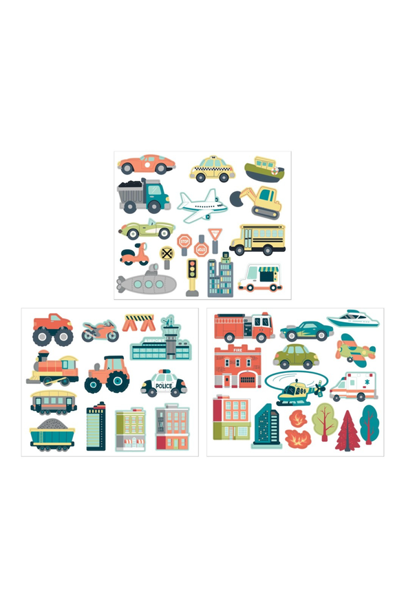 Magnetic Play Set - Transportation