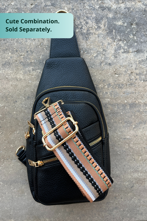 Reece Shoulder Sling Bag - Black