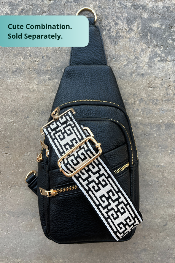 Reece Shoulder Sling Bag - Black