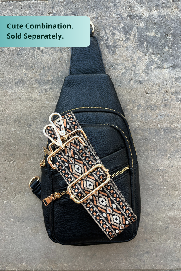 Reece Shoulder Sling Bag - Black