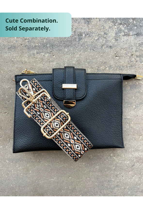 Parker Handbag with Card Wallet - Black