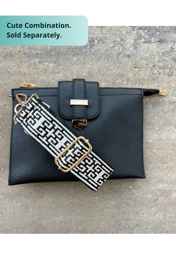 Parker Handbag with Card Wallet - Black