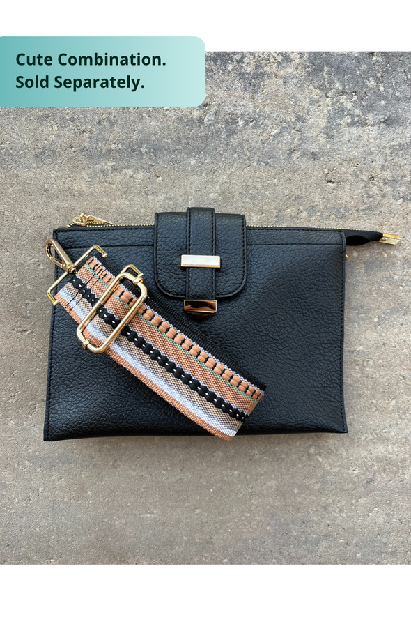 Parker Handbag with Card Wallet - Black