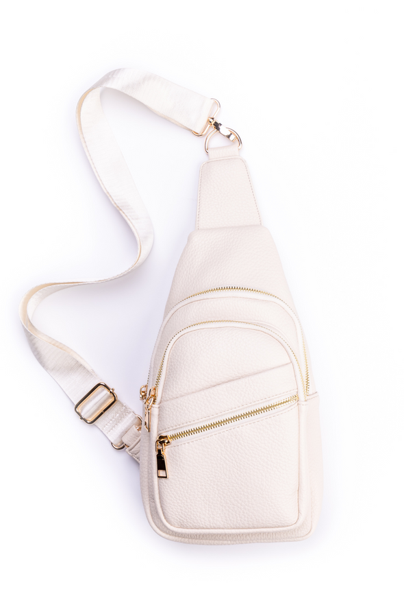 Reece Shoulder Sling Bag - Ivory