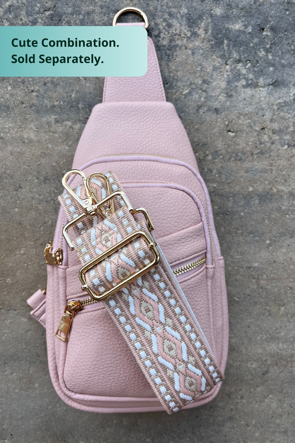 Reece Shoulder Sling Bag - Pink