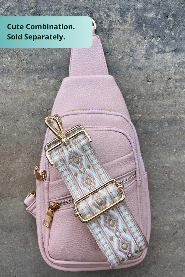 Reece Shoulder Sling Bag - Pink