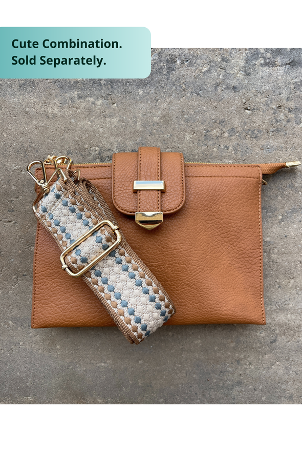 Parker Handbag with Card Wallet - Tan