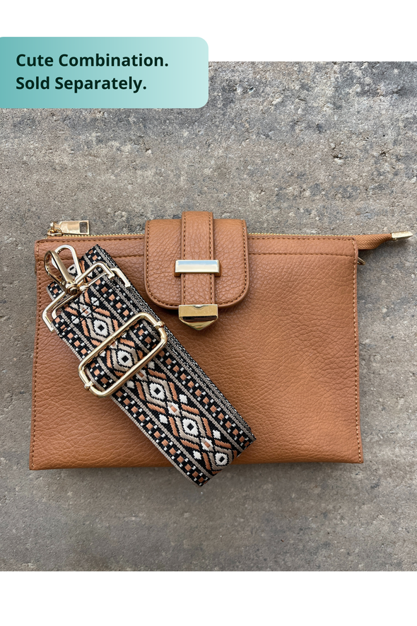 Parker Handbag with Card Wallet - Tan