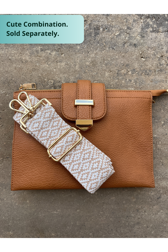 Parker Handbag with Card Wallet - Tan