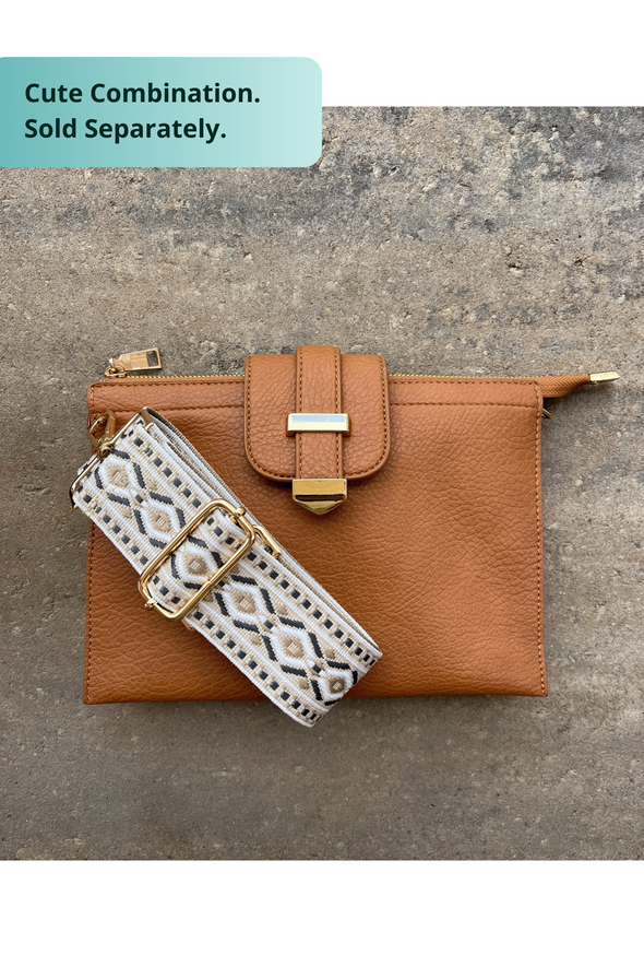 Parker Handbag with Card Wallet - Tan