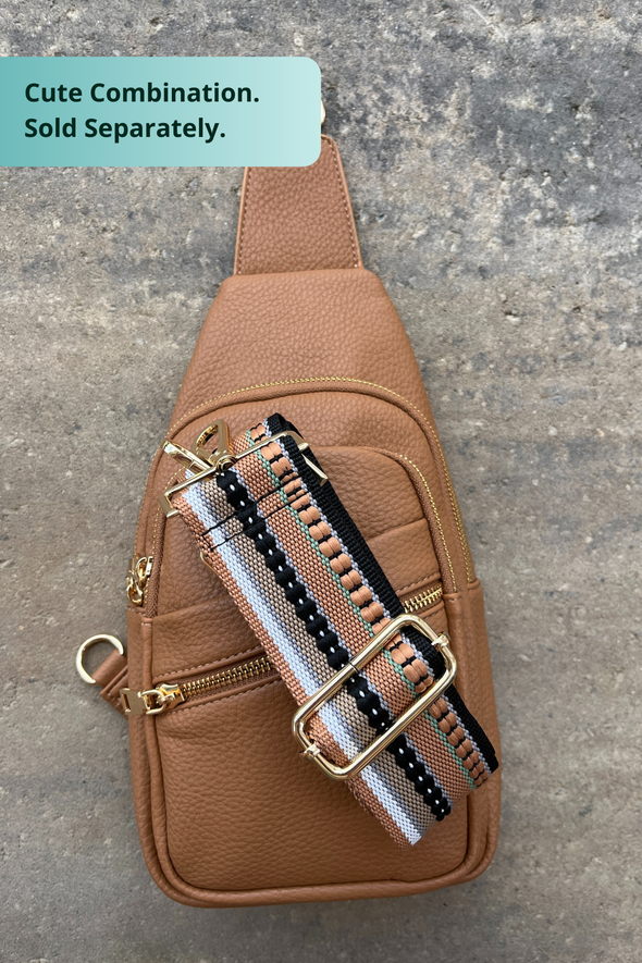 Reece Shoulder Sling Bag - Tan