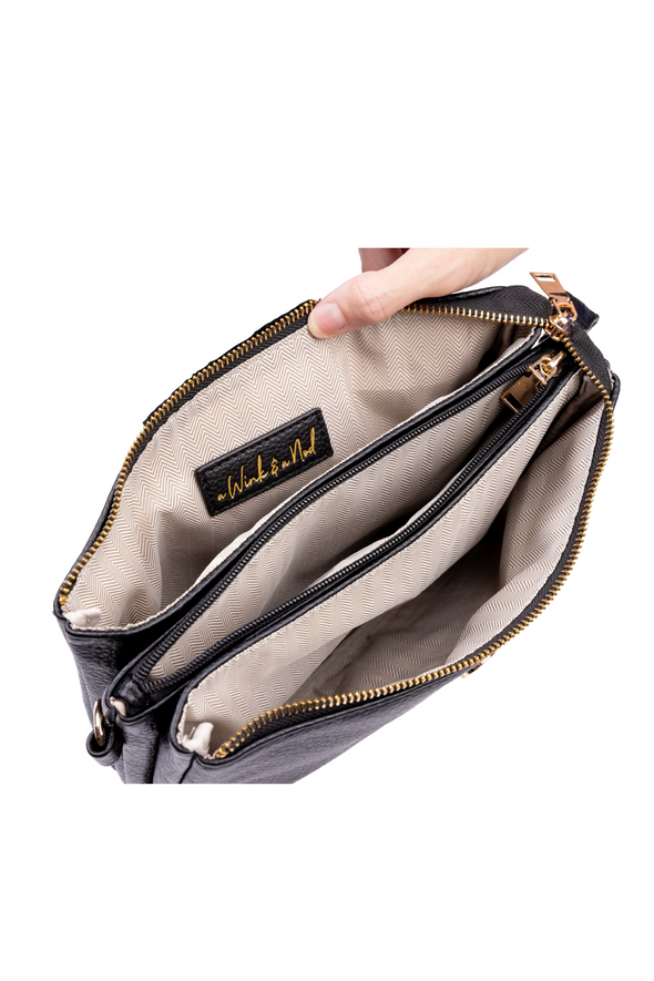 Parker Handbag with Card Wallet - Black