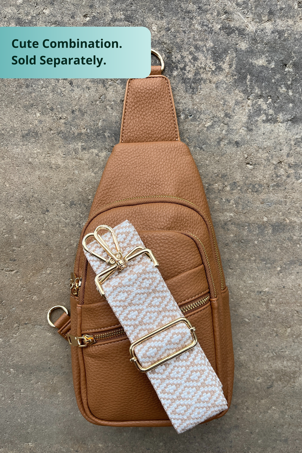 Reece Shoulder Sling Bag - Tan