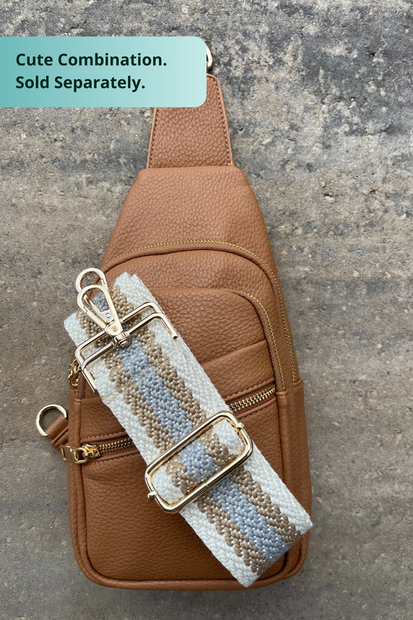 Reece Shoulder Sling Bag - Tan