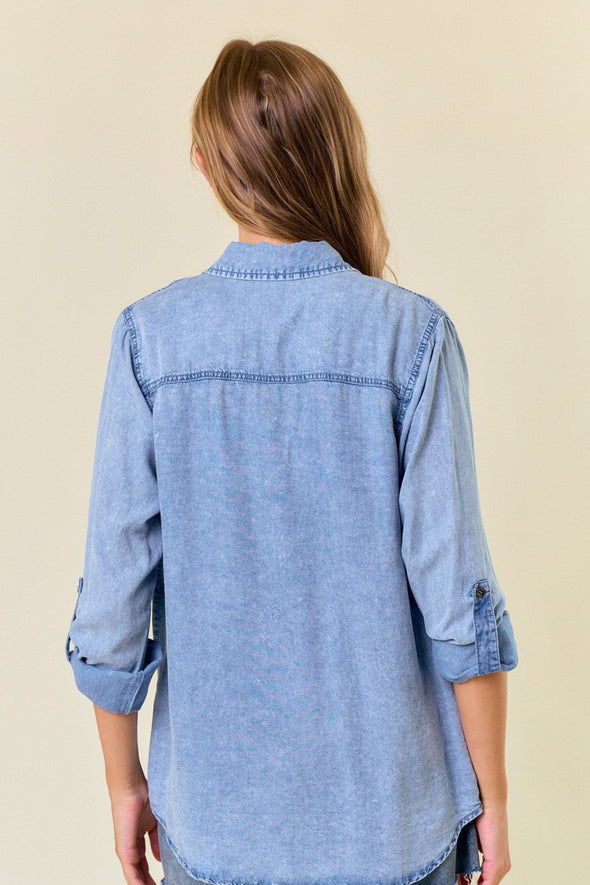 Chambray Shirt - Light Denim