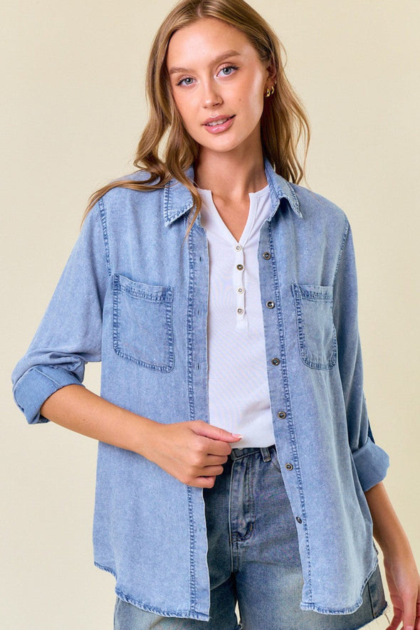 Chambray Shirt - Light Denim