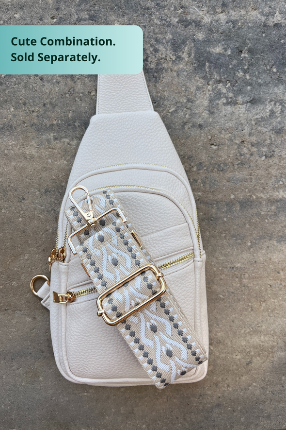 Reece Shoulder Sling Bag - Ivory