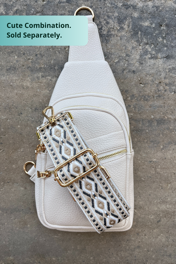 Reece Shoulder Sling Bag - Ivory