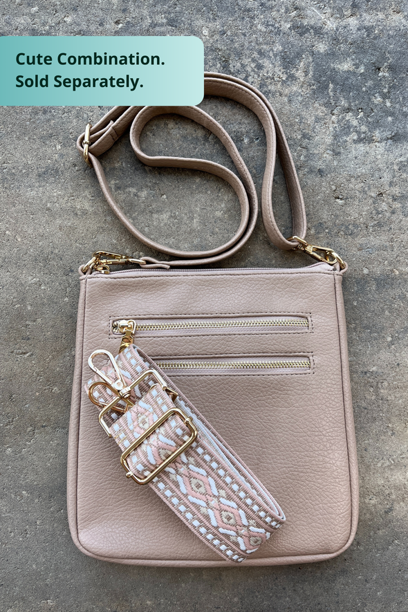 Hadley Crossbody - Light Taupe