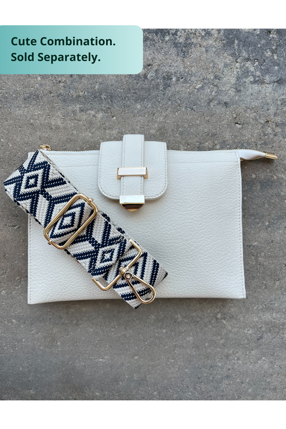 Parker Handbag with Card Wallet - Ivory