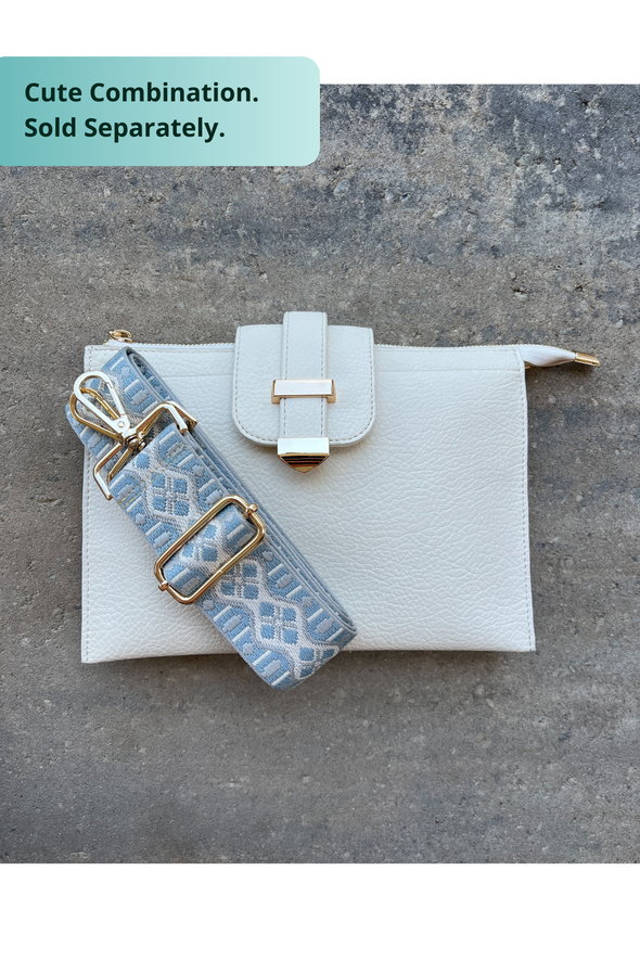 Parker Handbag with Card Wallet - Ivory