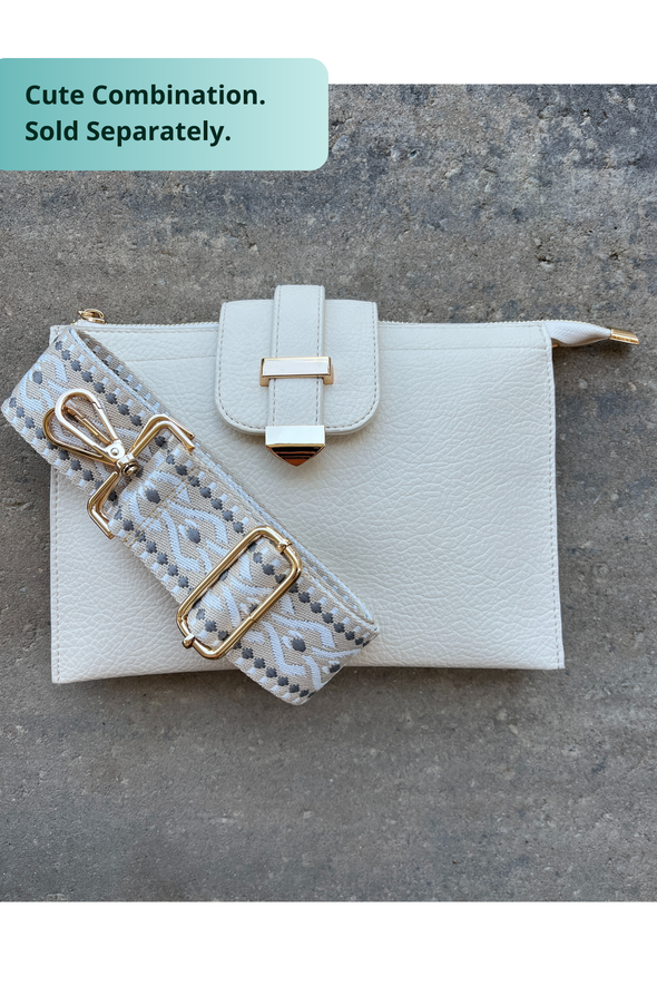 Parker Handbag with Card Wallet - Ivory