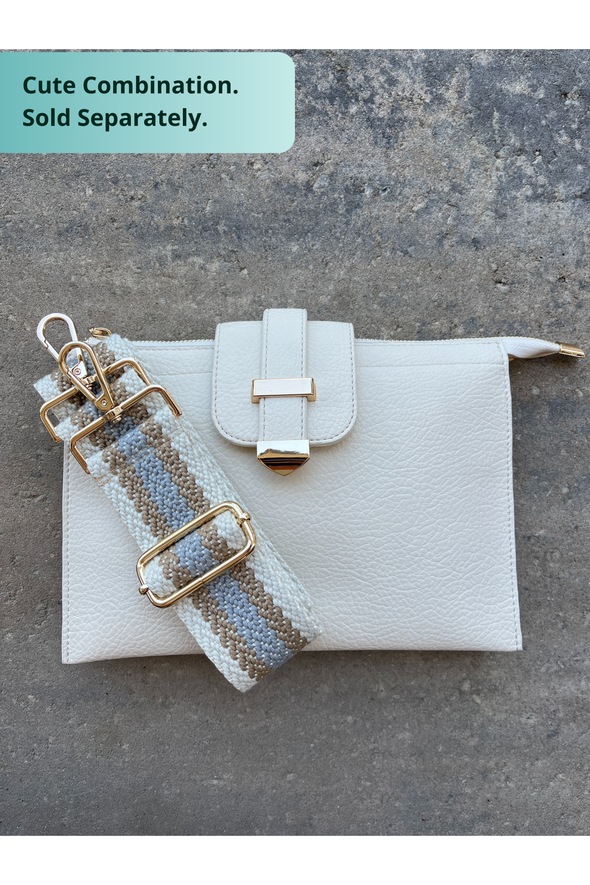 Parker Handbag with Card Wallet - Ivory