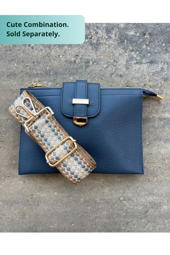 Parker Handbag with Card Wallet - Dark Blue