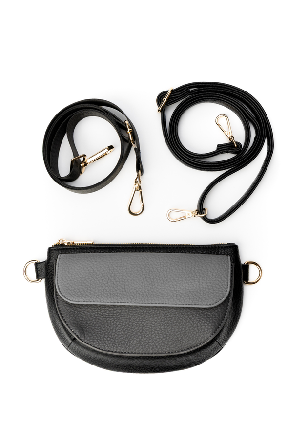 Ivy 4-in-1 Bag - Black / Dk. Gray / Lt. Gray