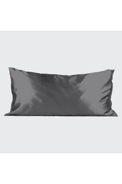 King Satin Pillowcase - Charcoal