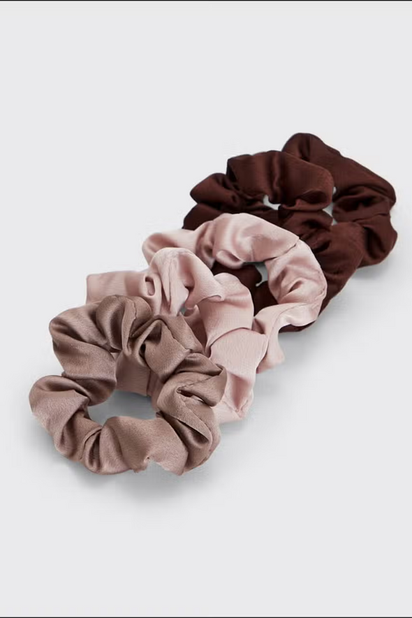 Satin Sleep Scrunchies - Cameo