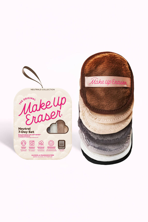 7-Day Set -  Make Up Eraser - Warm Neutral