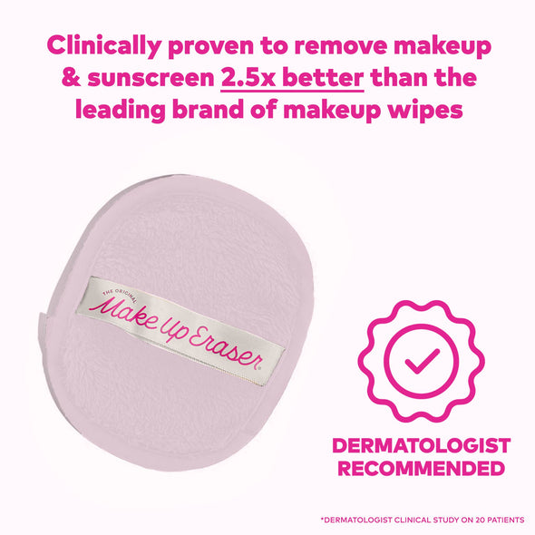 7-Day Set - Make Up Eraser - Silver Infused Pink