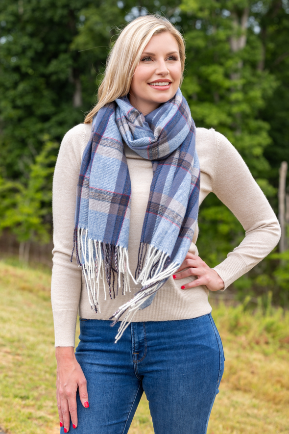 Scarf - Blue / Gray