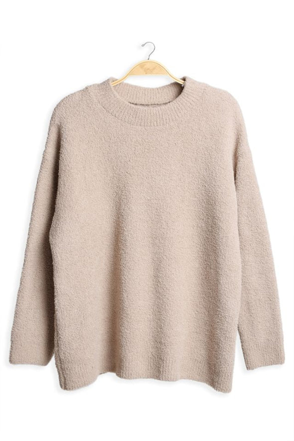 Microfiber Chenille Shirt - Beige