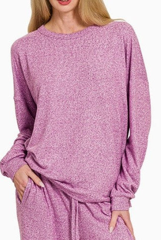 Soft Lounge Top - Pink