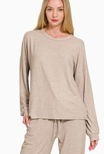 Soft Lounge Top - Beige