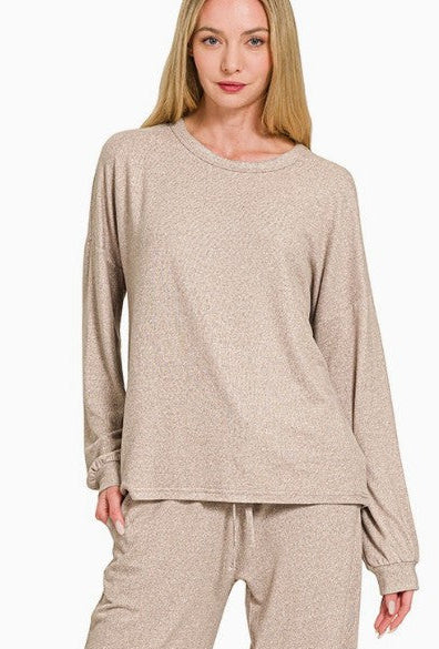 Soft Lounge Top - Beige