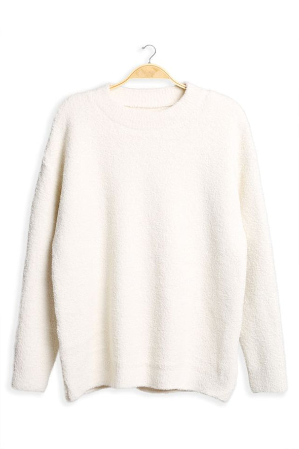 Microfiber Chenille Shirt - Ivory