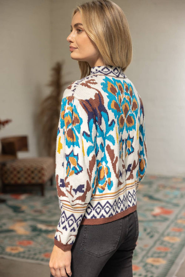 Abstract Sweater - Multi-Color