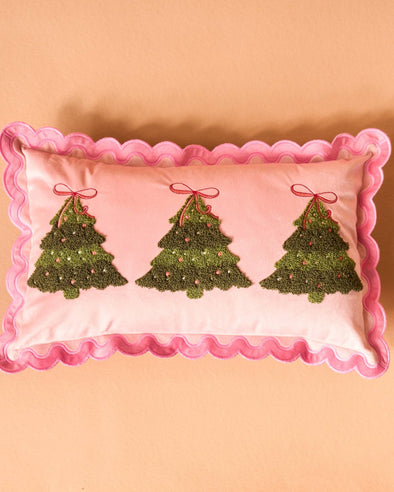 Throw Pillow - Twinkling Trees
