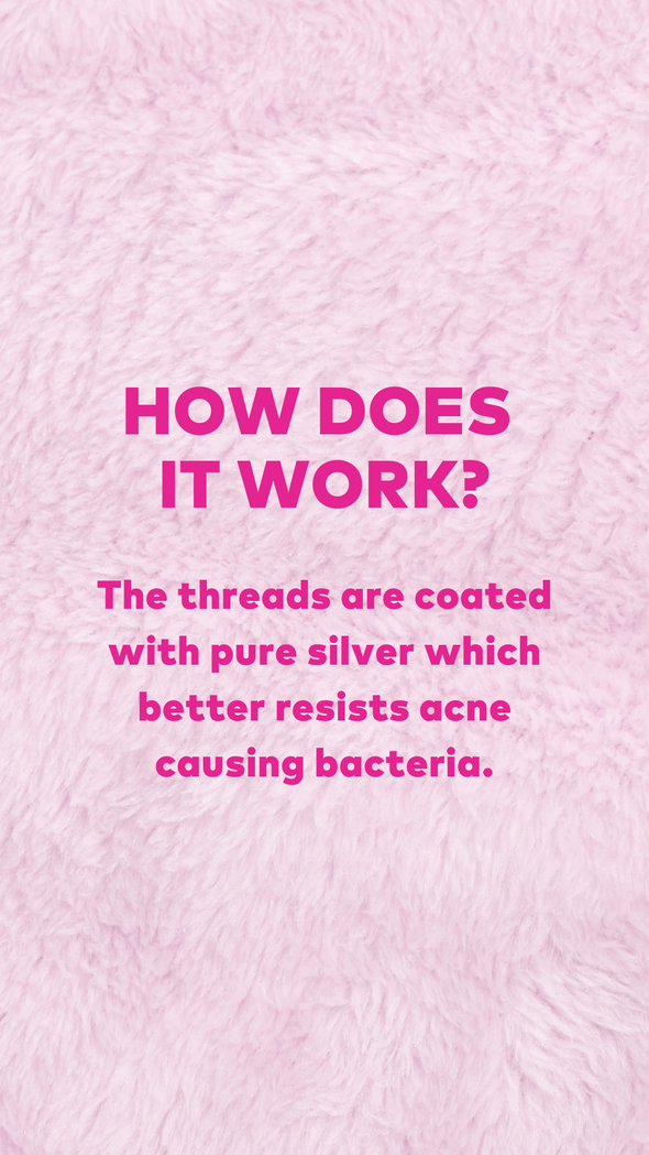 7-Day Set - Make Up Eraser - Silver Infused Pink