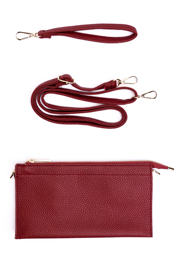 Abby 3-in-1 Handbag - Burgundy