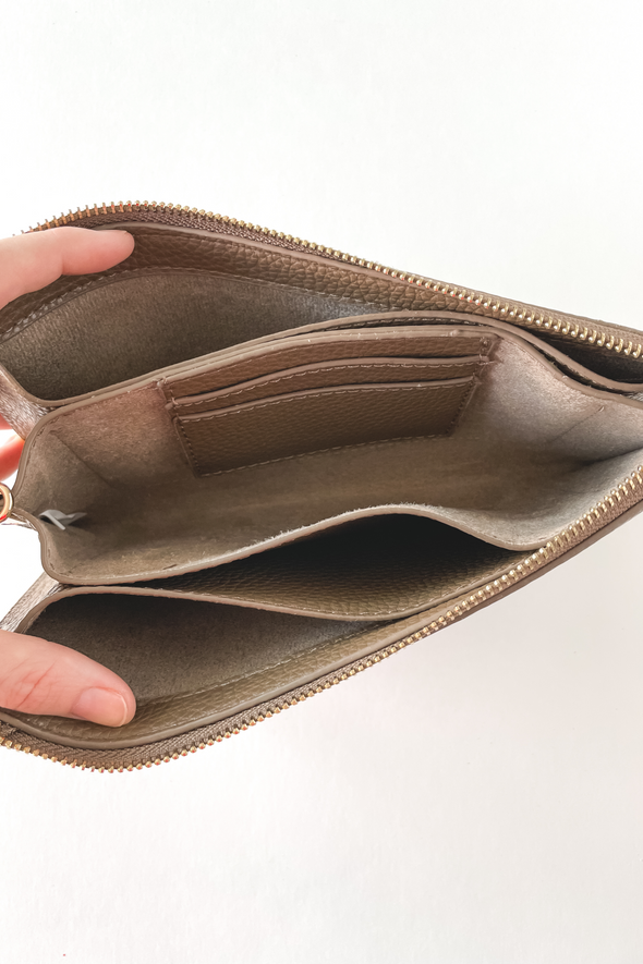Abby 3-in-1 Handbag - Taupe