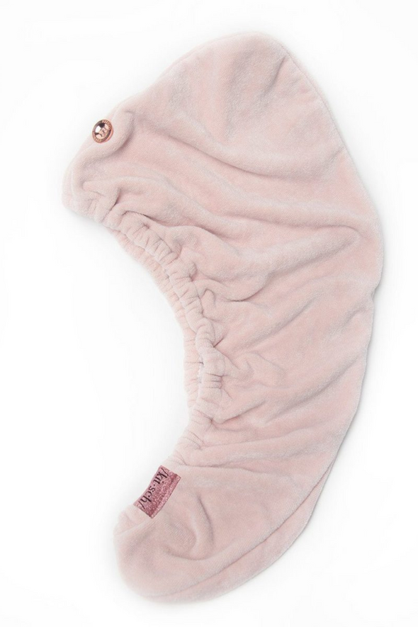 Microfiber Hair Towel - Blush Pink